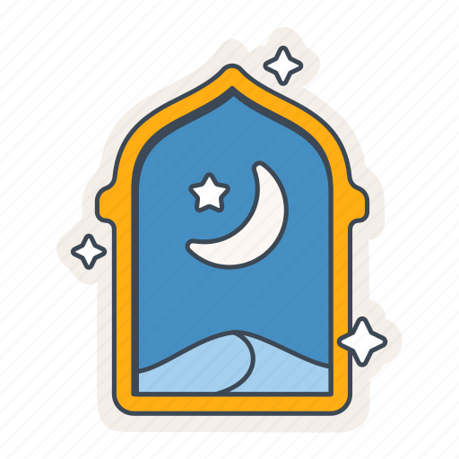 Night, holy, islam, moon, star icon - Download on Iconfinder