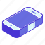 call, cellphone, device, isometric, phone 