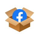box, facebook, package