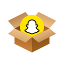 box, snapchat, package