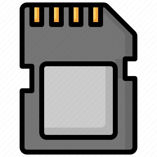 Sd, card, memory, electronics, chip, storage, data icon - Download on Iconfinder