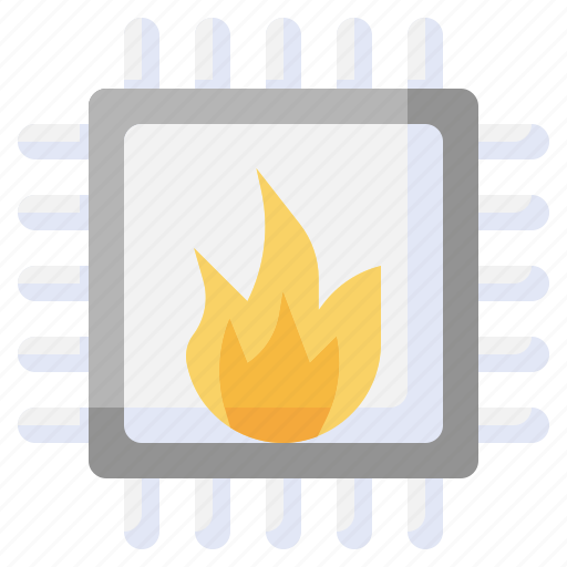 Processor, computer, electronics, electronic, chip, power icon - Download on Iconfinder