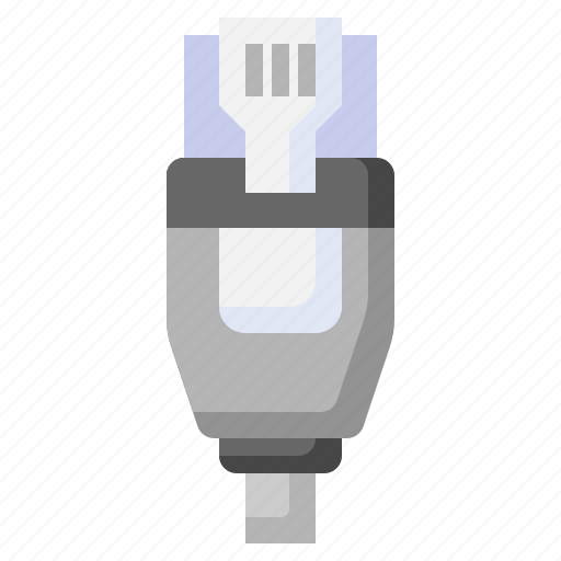 Rj45, cable, ethernet, wire, electronics, network icon - Download on Iconfinder