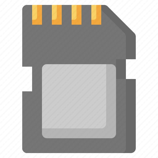 Sd, card, memory, electronics, chip, storage, data icon - Download on Iconfinder