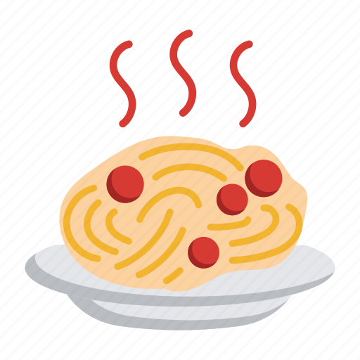 Plate, italian, dish, pasta, noodles, spaghetti icon - Download on Iconfinder