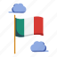 country, national, italian, nationality, flag 