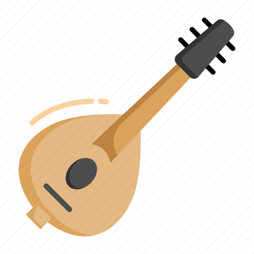 Lute, italian, music, musical instrument, guitar, chitarra battente, chordophone icon - Download on Iconfinder