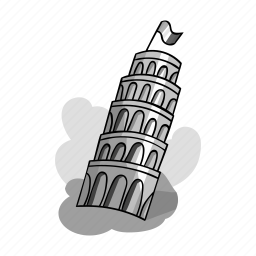 Architecture, building, construction, inclined, italy, pisa, tower icon - Download on Iconfinder