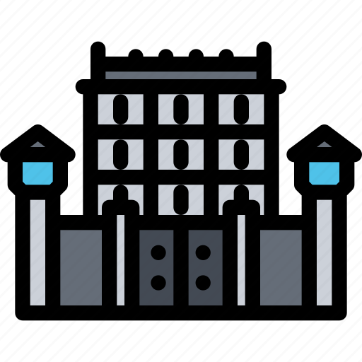 Architecture, building, city, jail, real estate, realtor icon - Download on Iconfinder