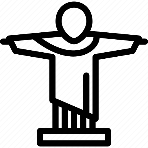 Architecture, building, christ, city, real estate, redeemer, statue icon - Download on Iconfinder