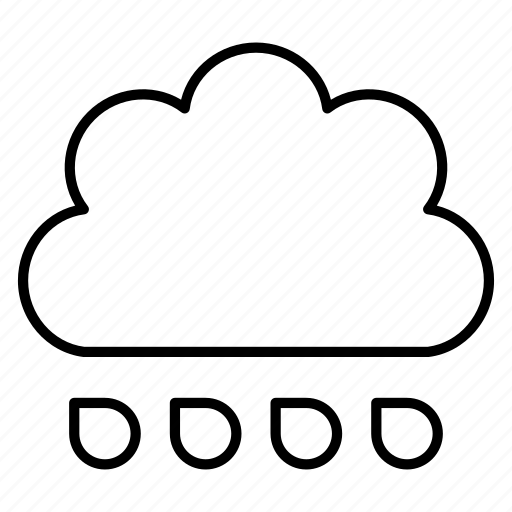 Heavy, rain, weather, forecast, cloud icon - Download on Iconfinder