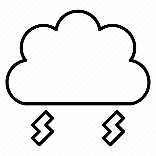 Thunder, lightning, storm, weather, forecast icon - Download on Iconfinder