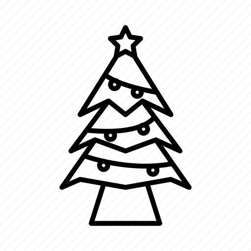 Tree, christmas, decoration, winter, snow icon - Download on Iconfinder