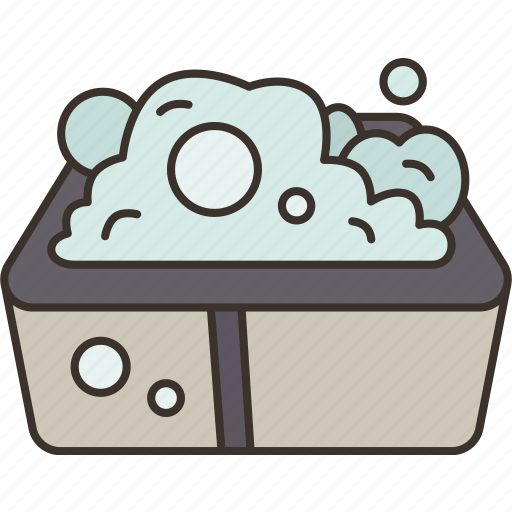 Foam, liquid, bubbles, refreshing, softness icon - Download on Iconfinder