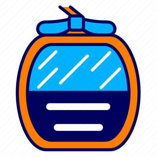 Cable car, city, cityscape, gondola, indonesia, jakarta, landmark icon - Download on Iconfinder