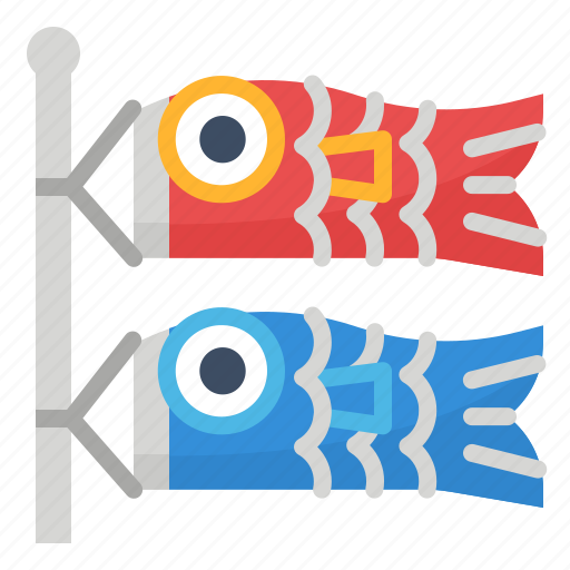 Cultures, fish, flag, japan, koinobori icon - Download on Iconfinder