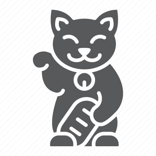 Animal, asian, cat, happy, japanese, maneki, neko icon - Download on Iconfinder