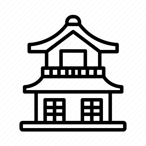 Architecture, building, estate, home, house, japan, traditional icon - Download on Iconfinder