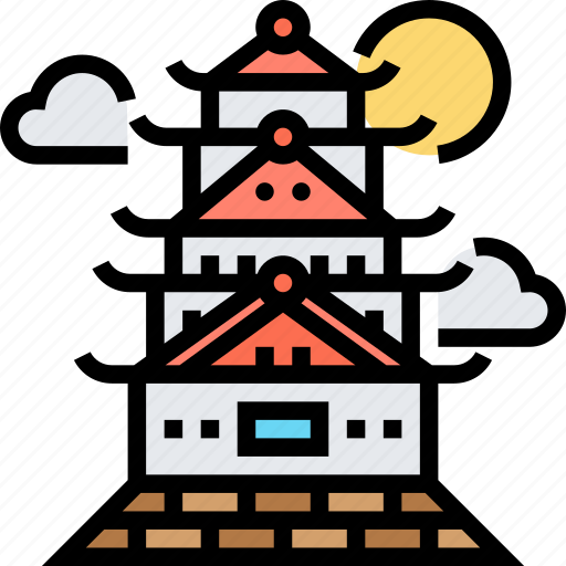 Osaka, castle, palace, historic, japan icon - Download on Iconfinder
