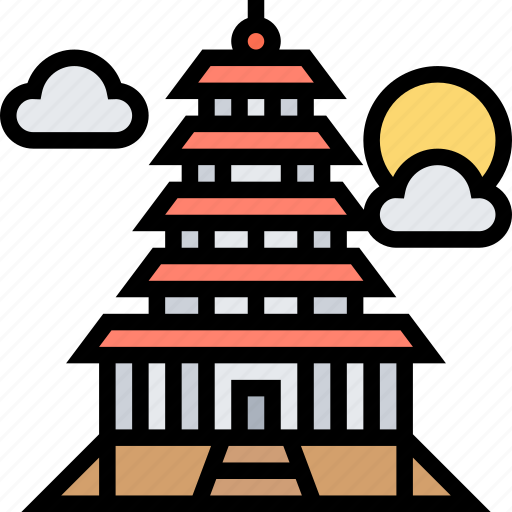 Pagoda, temple, buddhist, religious, japan icon - Download on Iconfinder
