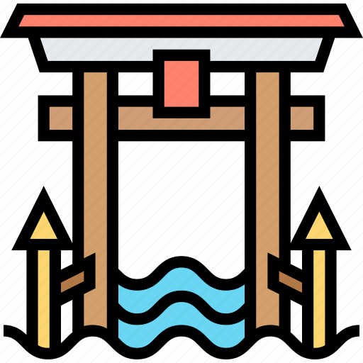 Torii, gate, temple, oriental, architecture icon - Download on Iconfinder