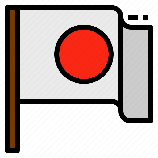 Flag, japan, japanese icon - Download on Iconfinder