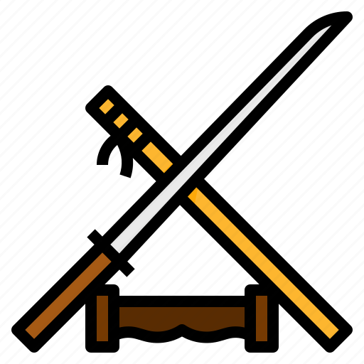 Blade, japan, katana, samurai, weapon icon - Download on Iconfinder