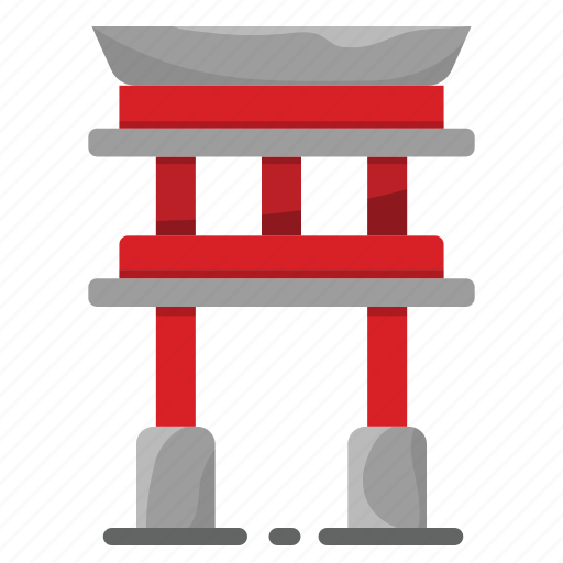 Asian, japan, japan flag, japanese, landmark, temple, torii gate icon - Download on Iconfinder