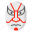 acting, dramatic, japan, kabuki, mask 