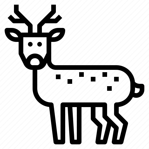 Animal, deer, forest, japan, mule icon - Download on Iconfinder