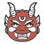 setsubun, ogre, demon, mask, spring, japan, culture, tradition 