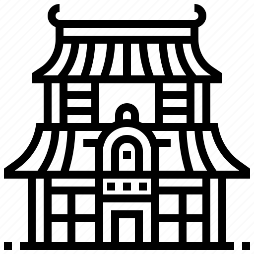 Building, japan, landmark, temple, tori icon - Download on Iconfinder
