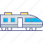 bullet train, train, transport, transportation, railway, vehicle, subway, travel, automobile 