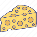 cheese slice, cheese, dairy-product, food, cheddar-cheese, milk-product, cheese-block, cheese-piece, fat-food