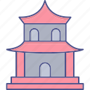 pagoda, temple, building, architecture, japanese landmark, house, landmark