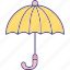 umbrella, protection, summer, sunshade, sun sunshade, beach 