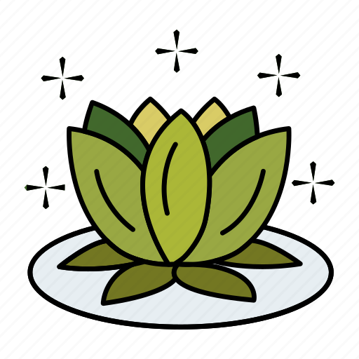 Green, plant, flower, nature, ecology, leaf icon - Download on Iconfinder