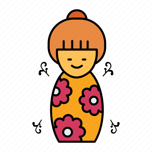 Stacking doll, matryoshka doll, russian doll, chinese doll, daruma doll, babushka doll, japanese doll icon - Download on Iconfinder