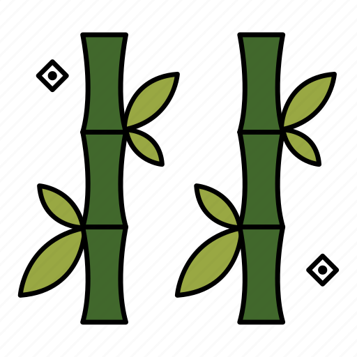 Bamboo tree, bans tree, farm tree, woody tree, plant icon - Download on Iconfinder