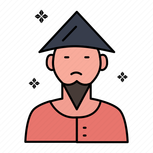Chef, citizen, worker, old man, farmer, master, chinese icon - Download on Iconfinder