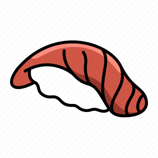 Tuna, nigiri, sashimi, japanese food, tuna sushi, tuna nigiri, fish icon - Download on Iconfinder