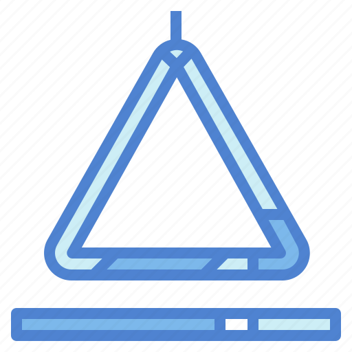 Classical, music, percussion, triangle icon - Download on Iconfinder
