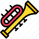 cornet, symphony, brass, music, and, multimedia, jazz, instrument
