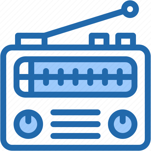 Radio, radios, antenna, technology, transistor, communications icon - Download on Iconfinder