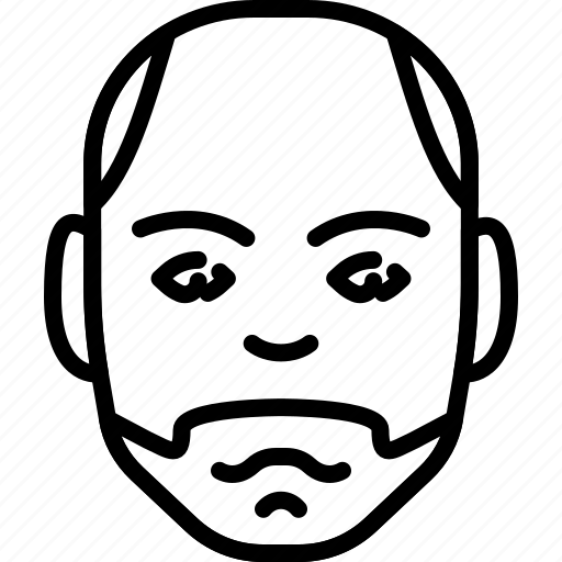 Avatar, bald, face, head, people, person, shaved icon - Download on Iconfinder