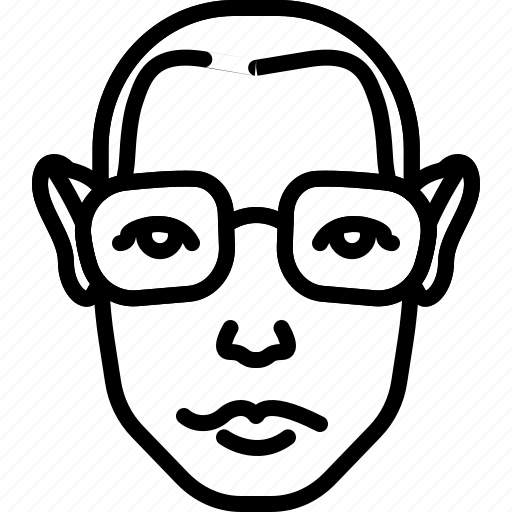 Avatar, eyeglasses, face, haircut, nerdy, people, person icon - Download on Iconfinder