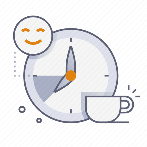 Take a break, rest, coffee time, relax, clock, boarding state, interface design icon - Download on Iconfinder