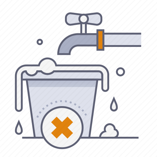 Overload, overwork, busy, water, tap, empty state, problem icon - Download on Iconfinder