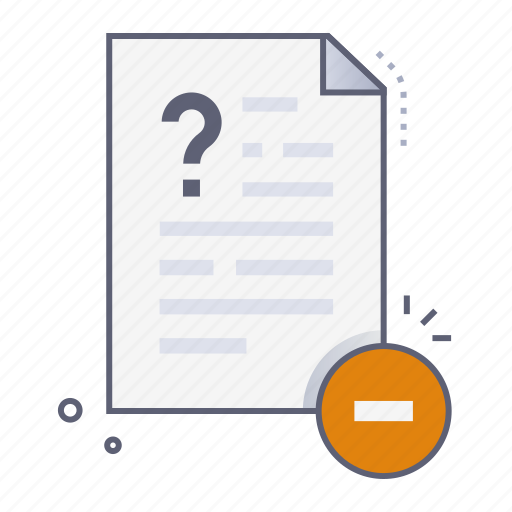 Unknown file, unknown, question, archive, filetype, file, document icon - Download on Iconfinder