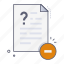 unknown file, unknown, question, archive, filetype, file, document, paper, business 